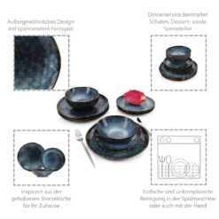 Sänger SÄNGER Steingut Geschirrset Tokio, Tafelservice 12 Teilig Für 4 Personen -cardport shop 09f6ce02442b991d537cf10912f442f2