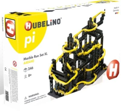 Hubelino Kugelbahn Pi Marble Run Set XL 1 Hubelino Kugelbahn Pi Marble Run Set XL