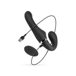 No-Parts - Avery Halterloser Strap-On Vibrationsdildo - 22 Cm -cardport shop 1643352792.NP 05 BLK 12