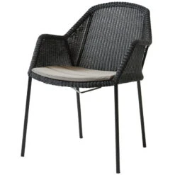 Sitzkissen Für Breeze Stapelbaren Esszimmerstuhl, Taupe -cardport shop 219Cane line iso TH