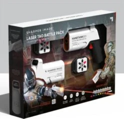 SHARPER IMAGE® Toy Laser Tag Handtank Battle Pack -cardport shop 26377861 06