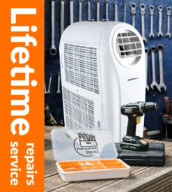 Blaupunkt Klimagerät ARRIFANA 1414L, Mobile Klimaanlage Für Zuhause, Büro Oder Wohnwagen, Wohnmobil [Energieklasse A/A+]. 14000 BTU (4 KW) -cardport shop 448fc7e7deff935b43766ab01c4530ac