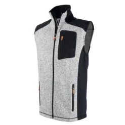 FORSBERG Vesta II Strickfleece Weste 18 FORSBERG Vesta II Strickfleece Weste -cardport shop 750678 134 Vesta II hellgrau Frontside 01 web 1280x1280