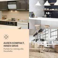 Klarstein Laika 60L Gefrierschrank , 60 Liter , 4-Sterne-Gefrierfach , 3 Schubladen , Temperatur: -18 Bis 0 °C , 5-stufiger Thermostat , 41 DB , Retro-Look -cardport shop 812e01938efa33ad59fd40d74b828c68