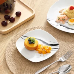 VEWEET Tafelservice 'Teresa' Aus Porzellan, 60-tlg Kombiservice Mit Kaffeetassen 175 Ml, Untertasse, Dessertteller, Speiseteller Und Suppenteller, Komplettservice Für 12 Personen -cardport shop 81bd853c86e64e0b29fd35f11b4d835b