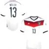 Adidas Deutschland Trikot 13 Thomas Müller WM 2014 DFB Heim NEU Herren M Oder XL