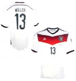 Adidas Deutschland Trikot 13 Thomas Müller WM 2014 DFB Heim NEU Herren M Oder XL