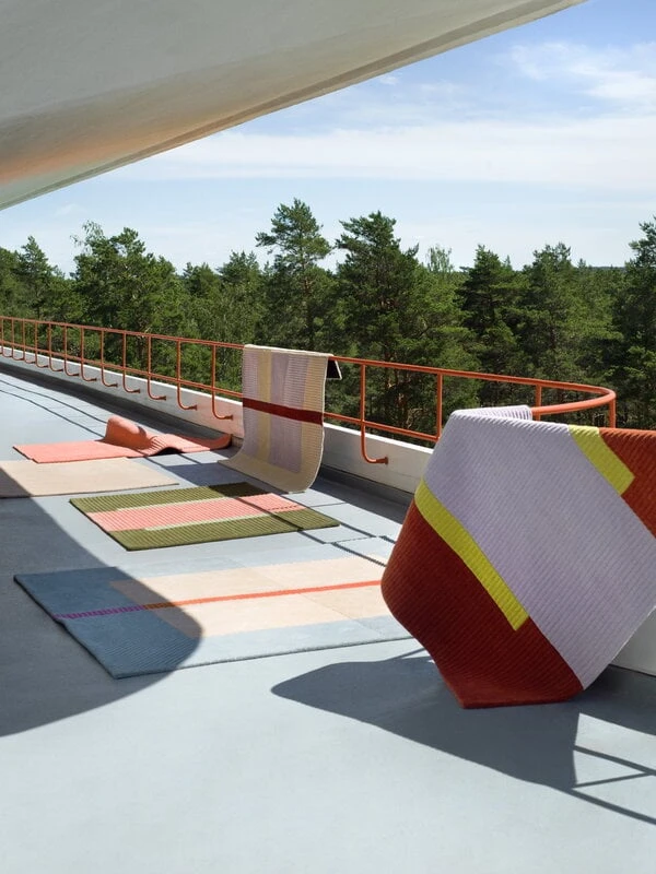 Akaatti Teppich, Beige - Hellblau 4 Akaatti Teppich, Beige - Hellblau – Bild 4