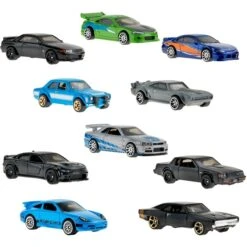 Hot Wheels Fast & Furious Themed 10-Pack, Spielfahrzeug (10er-Pack)