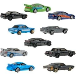 Hot Wheels Fast & Furious Themed 10-Pack, Spielfahrzeug (10er-Pack) -cardport shop Hot Wheels Fast Furious Themed 10 Pack Spielfahrzeug@@1888539 3