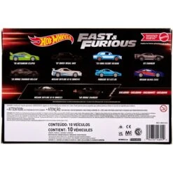Hot Wheels Fast & Furious Themed 10-Pack, Spielfahrzeug (10er-Pack) -cardport shop Hot Wheels Fast Furious Themed 10 Pack Spielfahrzeug@@1888539 9
