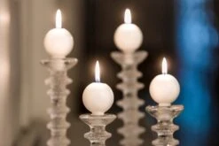 Antique Kugelkerze, 2 Stück -cardport shop Juhava 6594 uusin 6.10