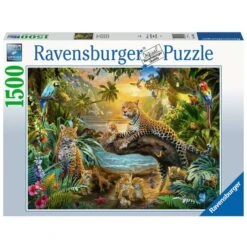 Ravensburger Puzzle Leopardenfamilie Im Dschungel (1500 Teile)
