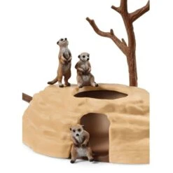 Schleich Wild Life Erdmännchen-Hügel, Spielfigur -cardport shop Schleich Wild Life Erdm nnchen H gel Spielfigur@@1832692 11