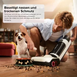 Roborock Dyad Pro Nass- & Trockensauger Kabelloser Staubsauger Mit Wischfunktion,260 W,17000Pa ,Doppelbürste,Extreme Kante 1mm -cardport shop b67c8bd84b77b9e940a024f497ae0e7d