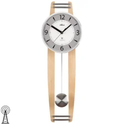 Atlanta 5106/30 Wanduhr Funk Funkwanduhr Mit Pendel Erle-farben Pendeluhr -cardport shop b8e0dce325f31c3308e9f7b4cd576ca6