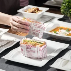 MALACASA, Serie Mario, 28-teilig Kombiservice Aus Porzellan Geschirrset Mit Je 6 Schalen, 6 Dessertteller, 6 Suppenteller, 6 Speiseteller, 2 Rechteckige Platten Und 2 Salz- Und Pfefferdosen -cardport shop bfbaf99c21e43e284a7a7a3a9659ab71