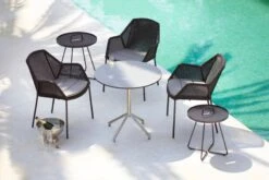 Sitzkissen Für Breeze Stapelbaren Esszimmerstuhl, Taupe -cardport shop breeze stackable avenue ind