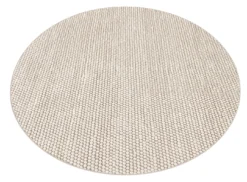 Runde Teppiche - Avafors Wool Bubble (beige) -cardport shop bubbleseedpearl 9846 round 2.jpg