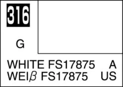 Mr. Hobby Mr Color 10ml White FS17875 Gloss # C316