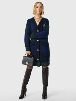 TOMMY HILFIGER Strickjacke 'Black Watch Tartan' -cardport shop c1fb957514fbaf866a4e531b5c729d03