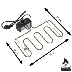 Räucher König 2000W Elektrische Heizschlange Mit Thermostat Für Räucherofen - Gekröpft 11 Räucher König 2000W Elektrische Heizschlange Mit Thermostat Für Räucherofen - Gekröpft -cardport shop ca9e1df21ba40975b637e6dcf785225d