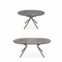 Connubia Calligaris Giove Ausziehbarer Keramiktisch, L120 / 165 Cm -cardport shop connubia calligaris giove tavolo allungabile in ceramica l120 165 cm 8