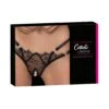 Cottelli Collection Crotchless String Mit Doppelbund Und Strass S/M - M/L