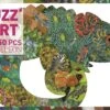 DJECO Puzzle Art Chameleon (37655), Bunt