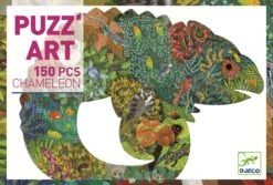 DJECO Puzzle Art Chameleon (37655), Bunt