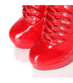 Giaro Overknee Stiefel MOUCHARD Rot Lack -cardport shop giaro stiefel mouchard rot lack 7