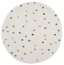 Kinderteppich - Dots Rund (multi)
