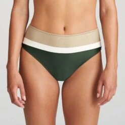 Marie Jo Taillen-Bikini-Slips | Bikini Taillenslip Malachite – Damen
