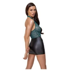 Cottelli Collection Minikleid Petrol/schwarz S - XL 11 Cottelli Collection Minikleid Petrol/schwarz S - XL -cardport shop minikleid petrol schwarz s xl4