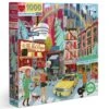 1000-teiliges Quadratisches Puzzle: Leben In New York City - Eeboo
