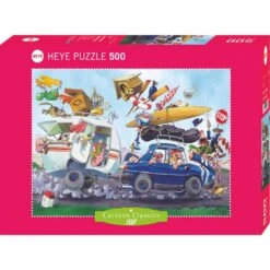Puzzle Mit 500 Teilen: Cartoon Classics: Off On Holiday - Heye