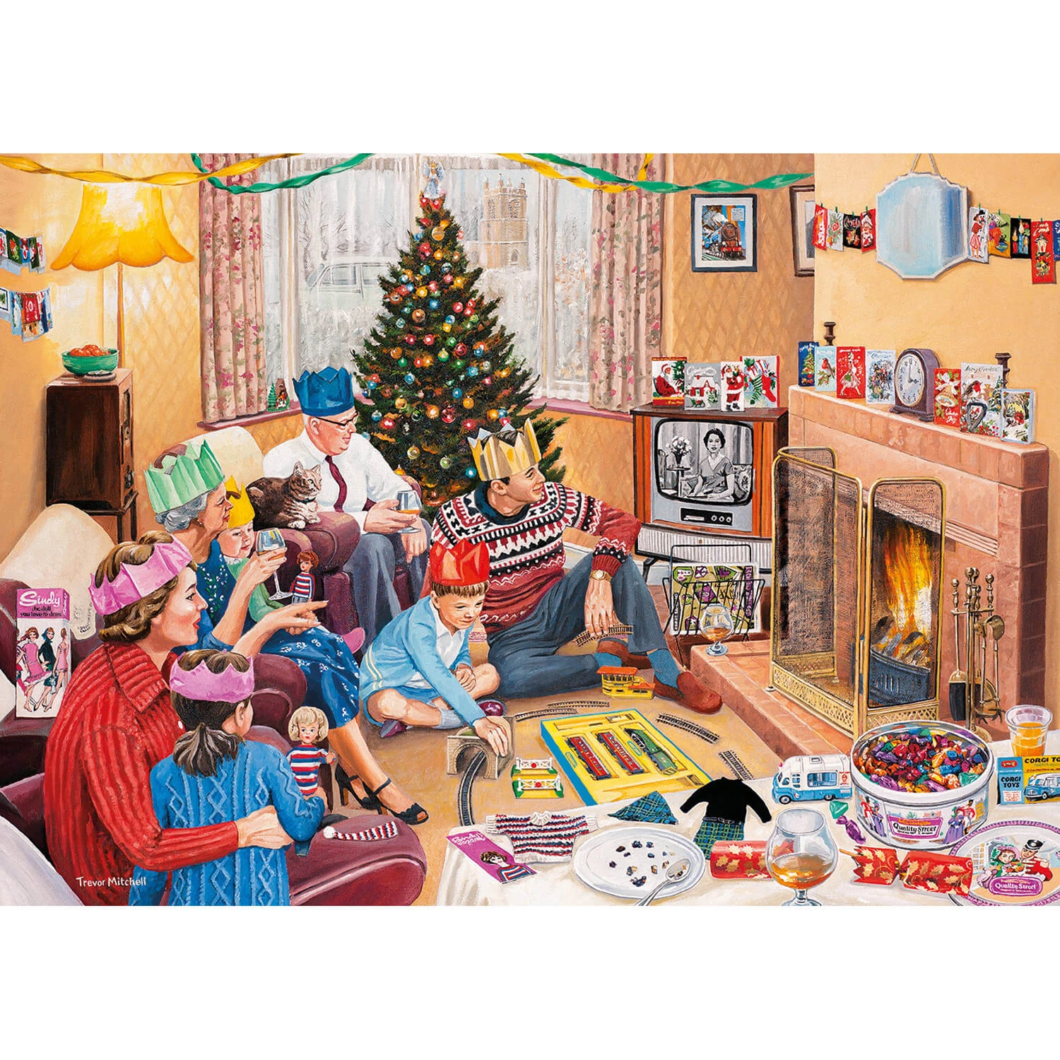 4 X 500 Teile Puzzle: Der Zauber Von Weihnachten - Gibsons 1 4 X 500 Teile Puzzle: Der Zauber Von Weihnachten - Gibsons