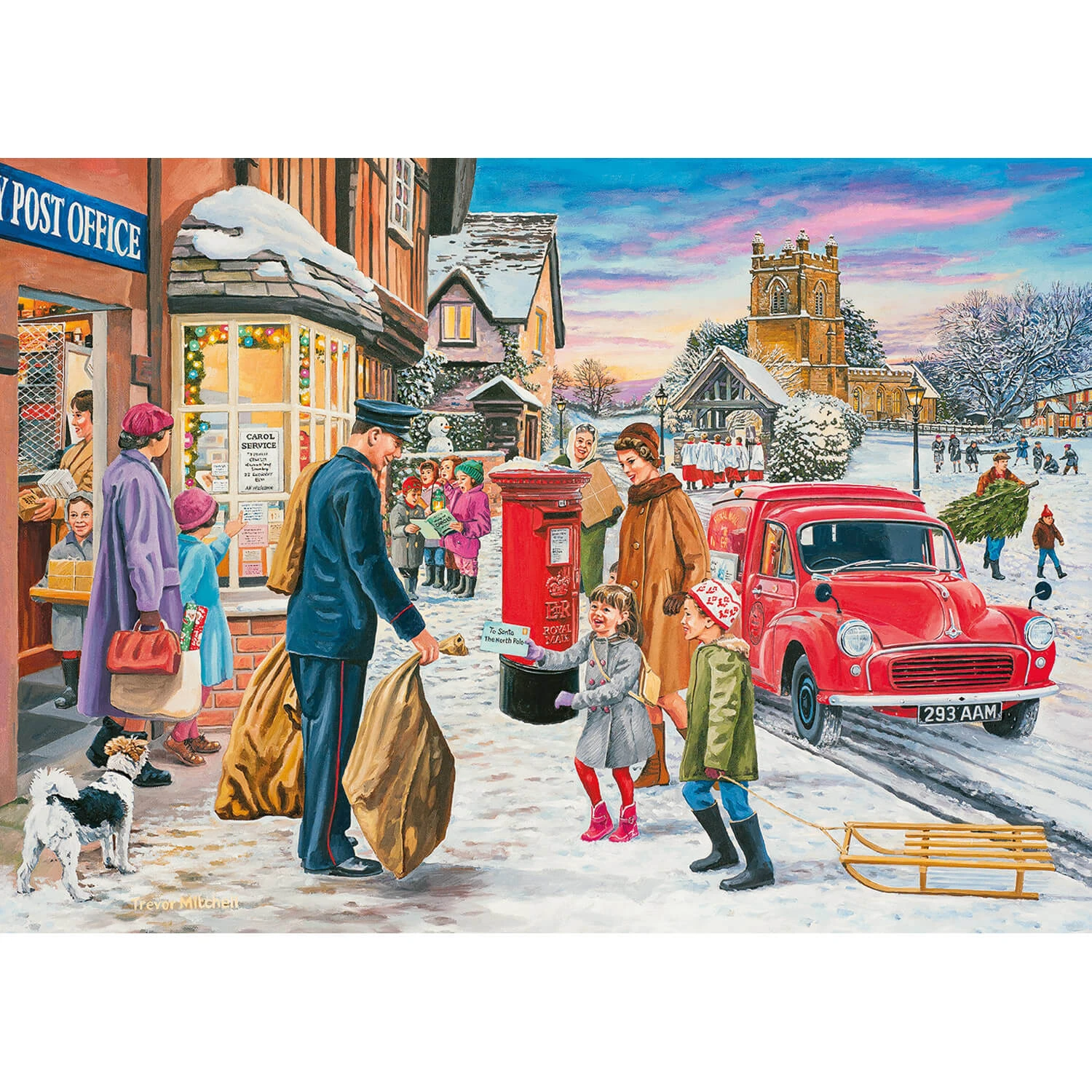 4 X 500 Teile Puzzle: Der Zauber Von Weihnachten - Gibsons 3 4 X 500 Teile Puzzle: Der Zauber Von Weihnachten - Gibsons – Bild 3