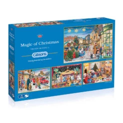 4 X 500 Teile Puzzle: Der Zauber Von Weihnachten - Gibsons 12 4 X 500 Teile Puzzle: Der Zauber Von Weihnachten - Gibsons -cardport shop p6 FULL