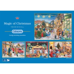 4 X 500 Teile Puzzle: Der Zauber Von Weihnachten - Gibsons 13 4 X 500 Teile Puzzle: Der Zauber Von Weihnachten - Gibsons -cardport shop p7 FULL
