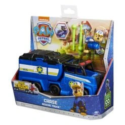 Paw Patrol - Big Trucks Themed Vehicle - Chase (6065300) -cardport shop paw patrol big trucks themed vehicle chase 6065300 3