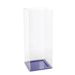 Schirmständer Aus Transparentem Plexiglas Und Farbigem Designsockel - Romano -cardport shop portaombrelli in plexiglass trasparente e base colorata di design romano 2