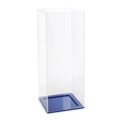 Schirmständer Aus Transparentem Plexiglas Und Farbigem Designsockel - Romano -cardport shop portaombrelli in plexiglass trasparente e base colorata di design romano 4
