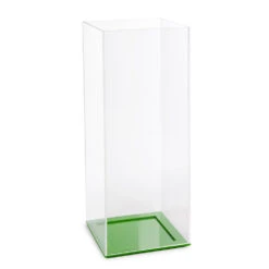 Schirmständer Aus Transparentem Plexiglas Und Farbigem Designsockel - Romano -cardport shop portaombrelli in plexiglass trasparente e base colorata di design romano 5