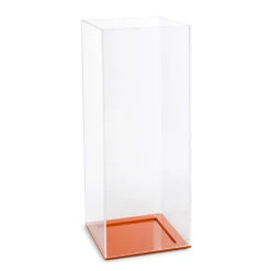 Schirmständer Aus Transparentem Plexiglas Und Farbigem Designsockel - Romano -cardport shop portaombrelli in plexiglass trasparente e base colorata di design romano 7