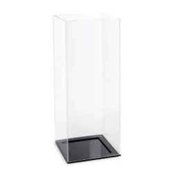 Schirmständer Aus Transparentem Plexiglas Und Farbigem Designsockel - Romano -cardport shop portaombrelli in plexiglass trasparente e base colorata di design romano 9