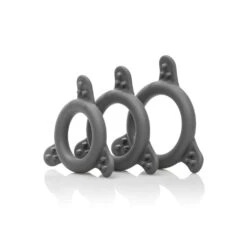 CalExotics Pro Series Silicone Ring Set Black