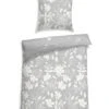 Schiesser Renforcé-Bettwäsche-Set "Fleur" In Grau