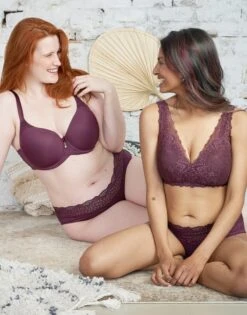 Bralette "Suki" Maroon -cardport shop sugarshape bralette suki maroon front editorial double full 1